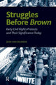 Book cover of: Struggles Before Brown. By: Jean Van Delinder