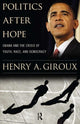Book cover of: Politics After Hope. By: Henry A. Giroux