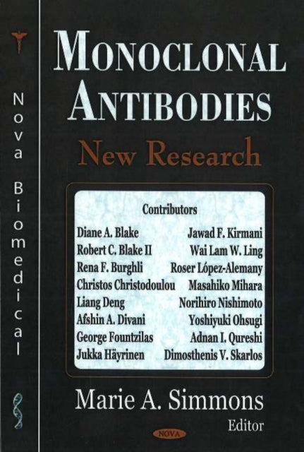 Book cover of: Monoclonal Antibodies. By: Marie A. Simmons