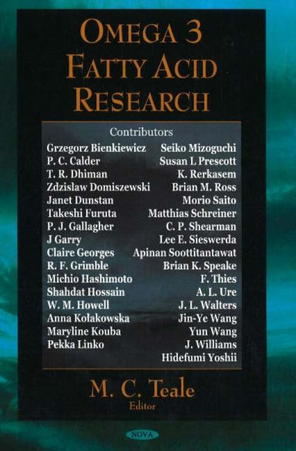 Book cover of: Omega 3 Fatty Acid Research