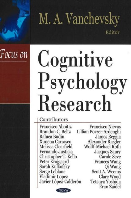 Book cover of: Focus on Cognitive Psychology Reserach