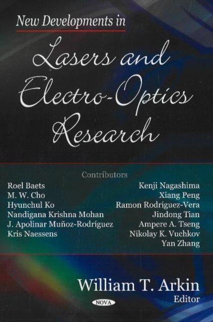 Book cover of: New Developments in Lasers & Electro-Optics Research