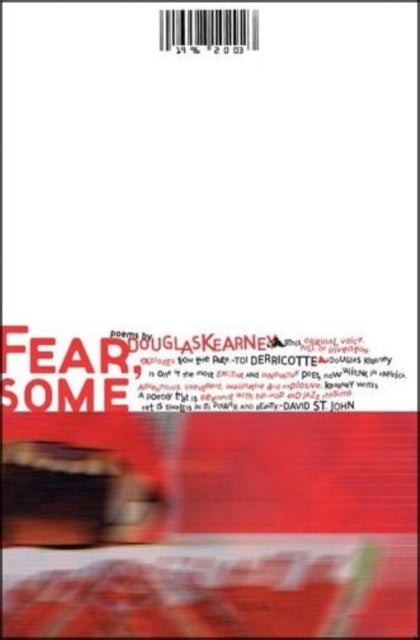 Book cover of: FEAR, SOME. By: Douglas Kearney