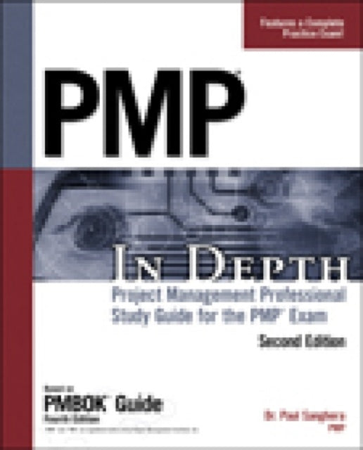 Book cover of: PMP in Depth. By: Paul Sanghera