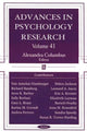 Book cover of: Advances in Psychology Research. By: Alexandra Columbus
