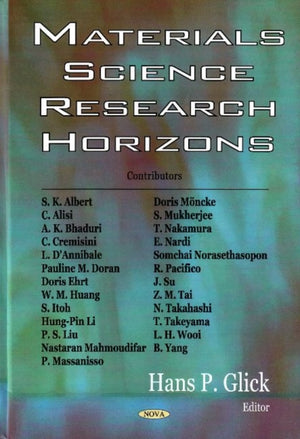 Materials Science Research Horizons