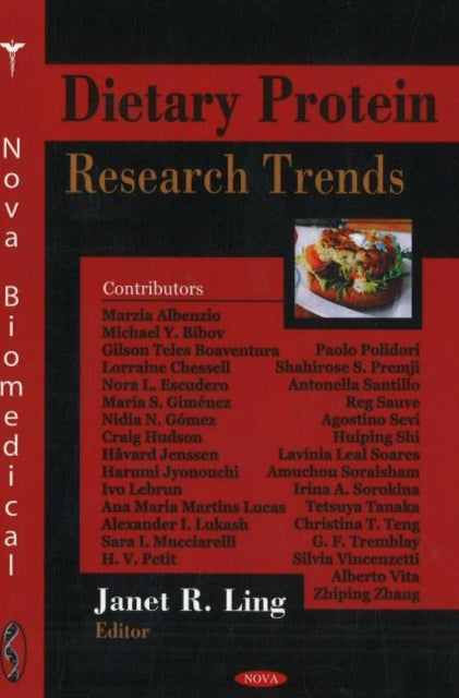 Book cover of: Dietary Protein Research Trends. By: Janet R. Ling