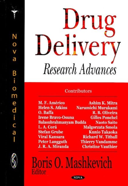 Book cover of: Drug Delivery Research Advances