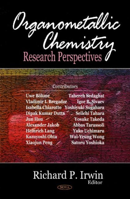 Book cover of: Organometallic Chemistry. By: Richard P. Irwin
