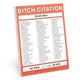 Book cover of: Knock Knock Nifty Note: Bitch Citation. By: Knock Knock