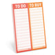 Book cover of: Knock Knock Perforated Pad: To Do/To Buy