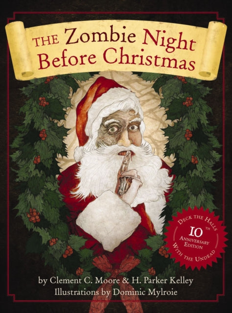 Book cover of: Zombie Night Before Christmas. By: Clement Clarke Moore
