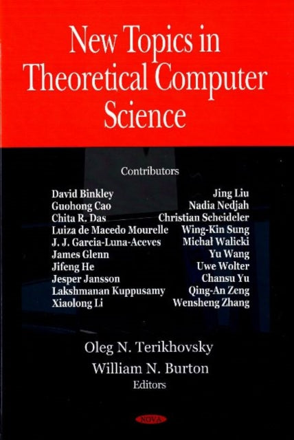 Book cover of: New Topics in Theoretical Computer Science