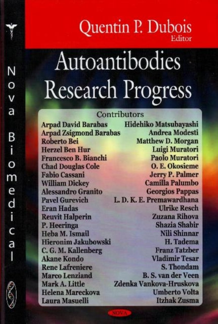 Book cover of: Autoantibodies Research Progress