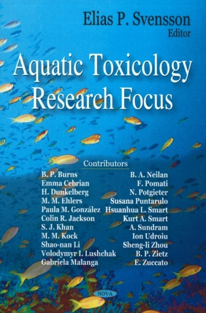Book cover of: Aquatic Toxicology Research Focus