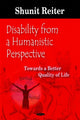 Book cover of: Disability from a Humanistic Perspective. By: Shunit Raiṭer
