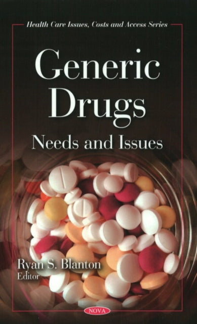 Book cover of: Generic Drugs. By: Ryan S. Blanton