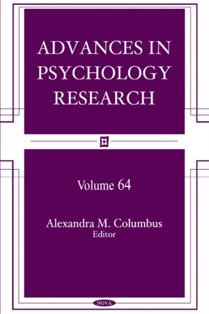 Advances in Psychology Research