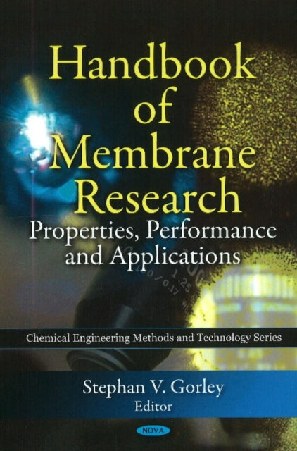 Book cover of: Handbook of Membrane Research. By: Stephan V. Gorley