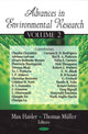 Book cover of: Advances in Environmental Research. By: Max Haider