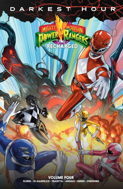 Book cover of: Mighty Morphin Power Rangers: Recharged Vol. 4. By: Melissa Flores