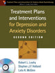 Book cover of: Treatment Plans and Interventions for Depression and Anxiety Disorders, Second Edition, Paperback + CD-ROM. By: Robert L. Leahy
