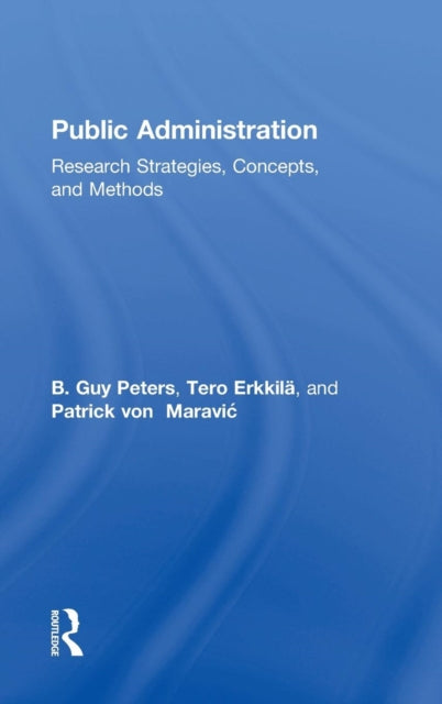 Book cover of: Public Administration. By: B. Guy Peters
