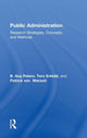 Book cover of: Public Administration. By: B. Guy Peters