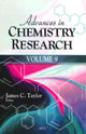 Book cover of: Advances in Chemistry Research. By: Taylor, James C.
