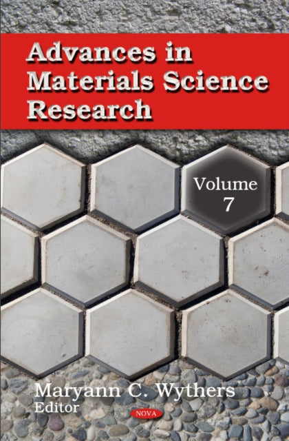 Book cover of: Advances in Materials Science Research. By: Maryann C. Wythers