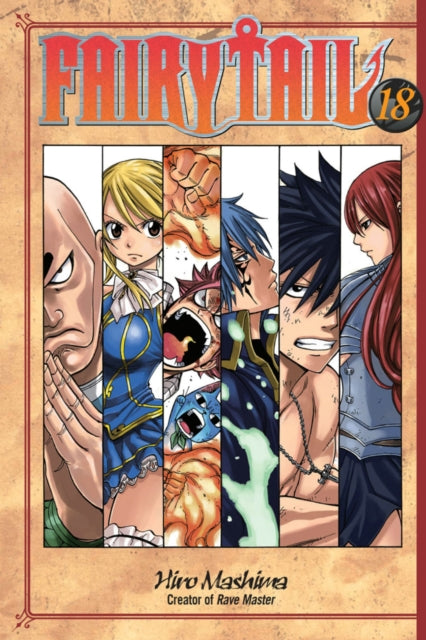 Book cover of: Fairy Tail 18. By: Hiro Mashima