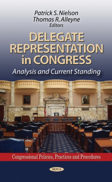 Book cover of: Delegate Representation in Congress. By: Patrick S. Nielson