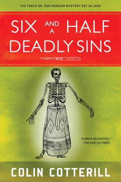 Book cover of: Six and a Half Deadly Sins. By: Colin Cotterill