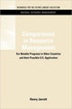 Book cover of: Comparisons in Resource Management. By: Henry Jarrett