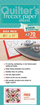Book cover of: Quilter's Freezer Paper Sheets, Bulk Pack