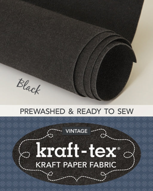 Book cover of: kraft-tex® Vintage Roll, Black Prewashed
