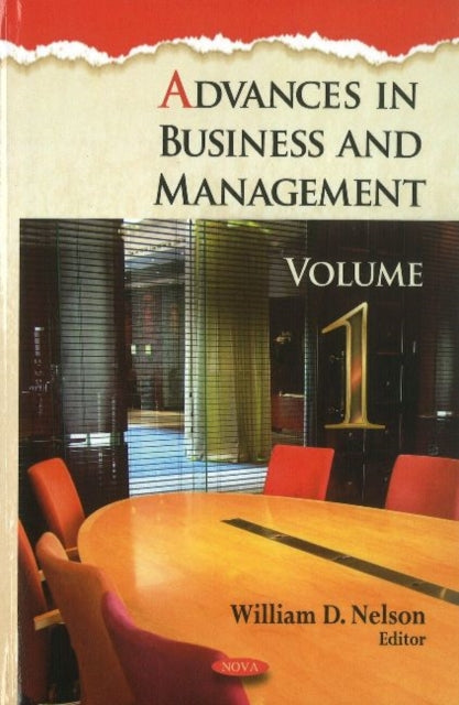 Book cover of: Advances in Business & Management. By: William D. Nelson