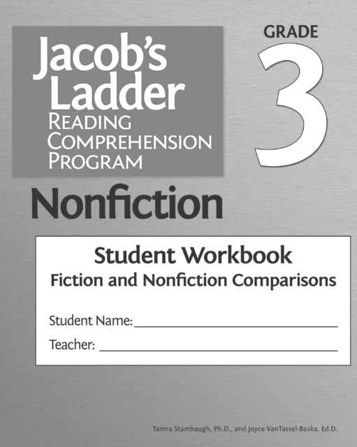Book cover of: Jacob's Ladder Reading Comprehension Program. By: Joyce VanTassel-Baska