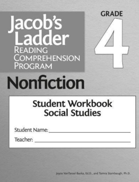 Book cover of: Jacob's Ladder Reading Comprehension Program. By: Joyce VanTassel-Baska