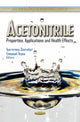 Book cover of: Acetonitrile. By: Iyeremey Demeter