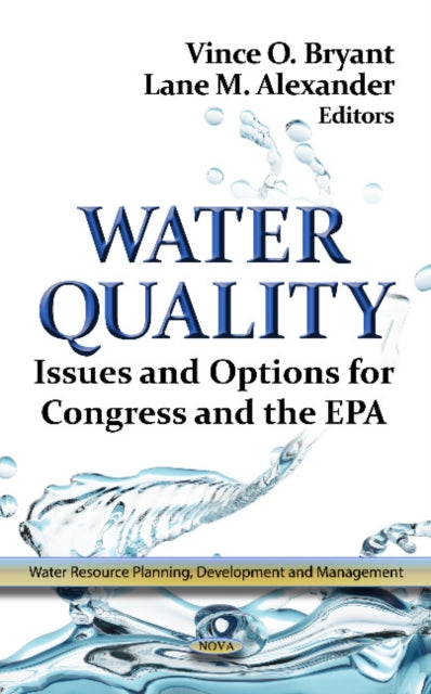 Book cover of: Water Quality. By: Vince O. Bryant