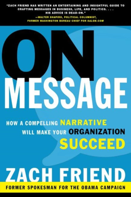 Book cover of: On Message. By: Zach Friend