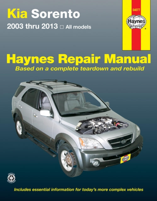 Book cover of: Kia Sorento 2003-13. By: Haynes Publishing