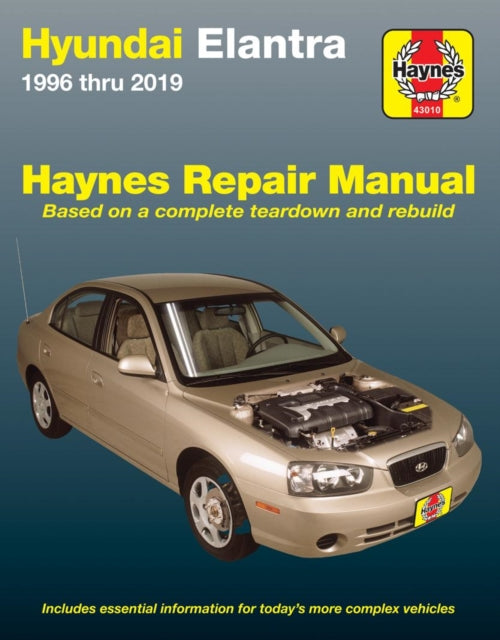Book cover of: Hyundai Elantra (1996-2019) (USA). By: Editors of Haynes Manuals