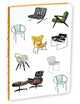 Book cover of: Mid-Century Modern Chairs A5 Notebook. By: Kathryn Warren