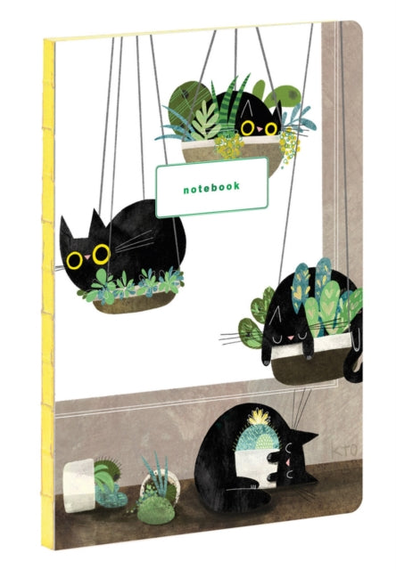 Book cover of: Caturday A5 Notebook. By: OBUHANYCH