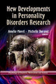 Book cover of: New Developments in Personality Disorders Research. By: Amelie Morel