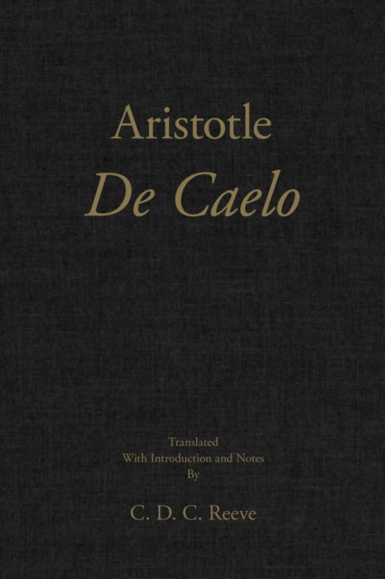 Book cover of: De Caelo. By: Aristotle