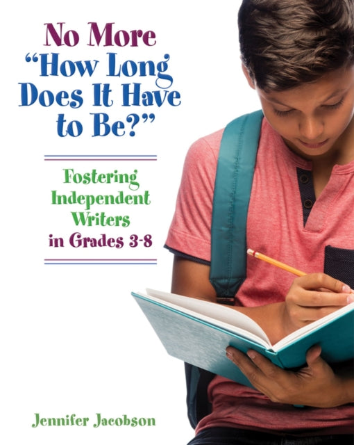 Book cover of: No More "How Long Does it Have to Be?". By: Jennifer Jacobson