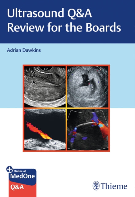 Book cover of: Ultrasound Q&a Review for the Boards. By: Adrian Dawkins